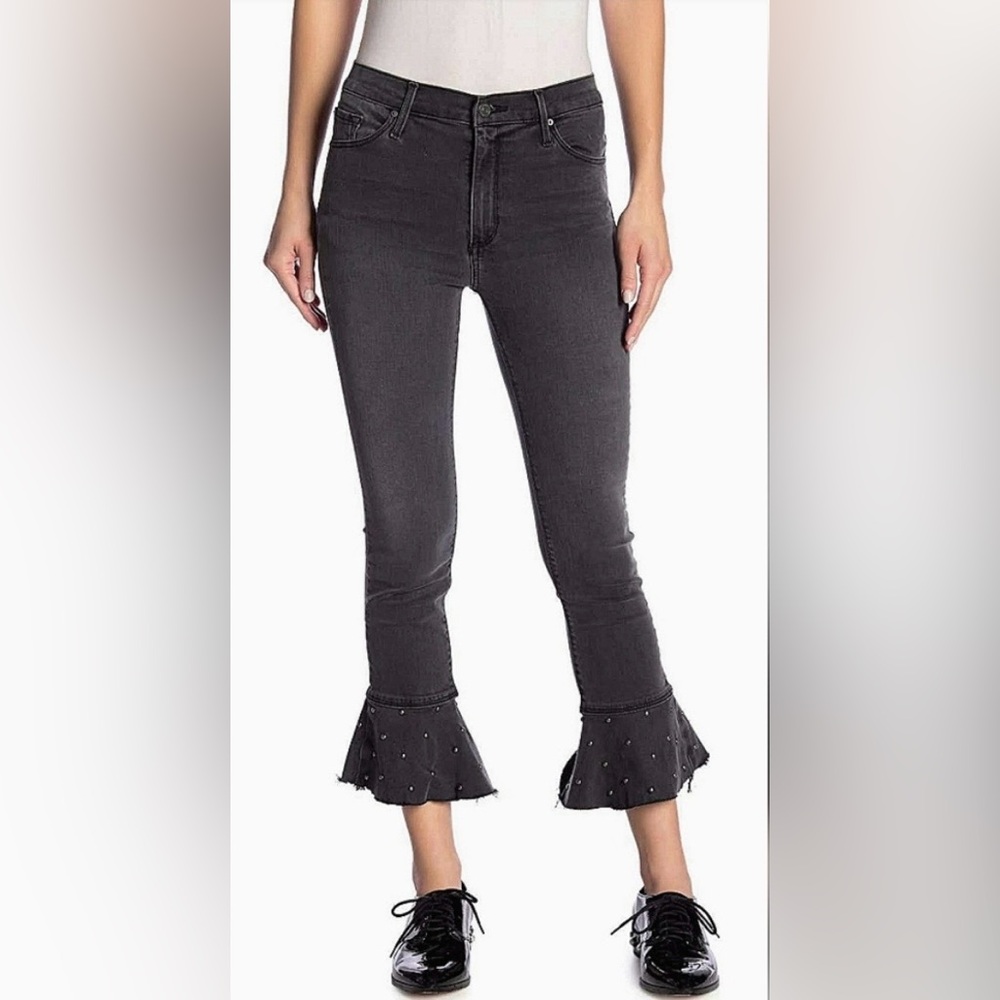 Black Orchid Stella High-Rise Ruffle Fray (Smoke Me Out) • Size 29👖• WORN ONCE